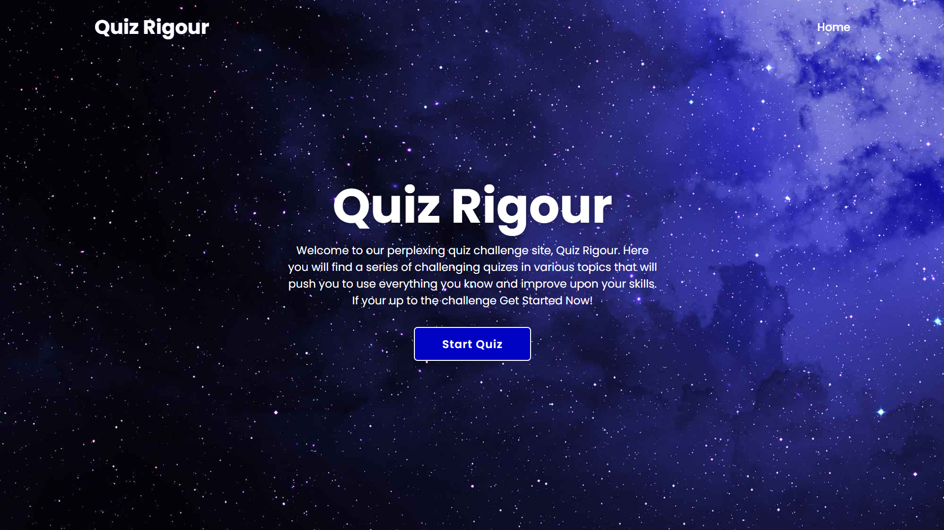 Quiz — Rigour